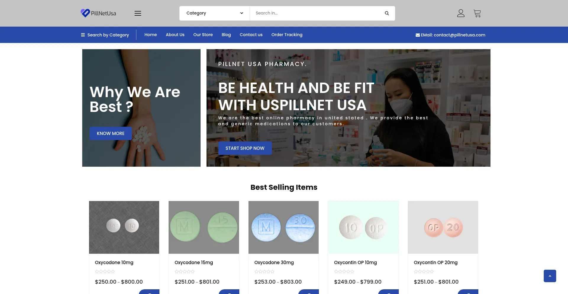 Website screenshot of Pillnetusa.com