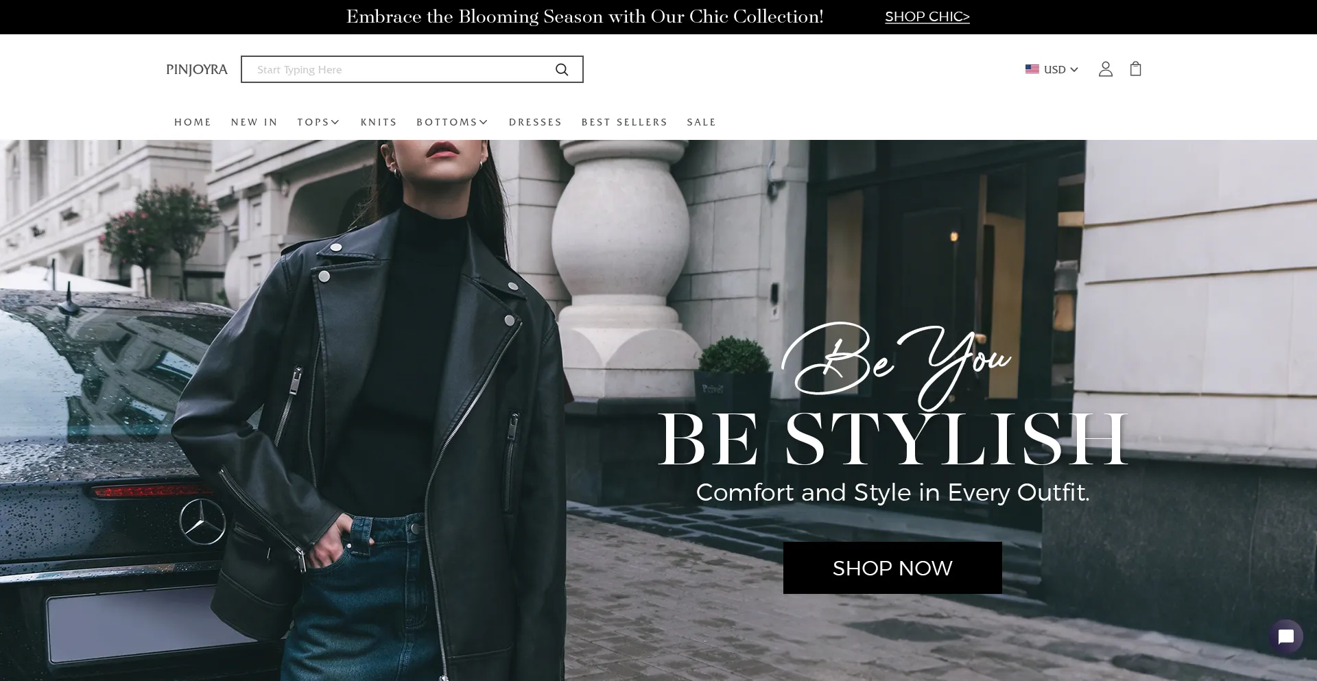 Website screenshot of Pinjoyra.com