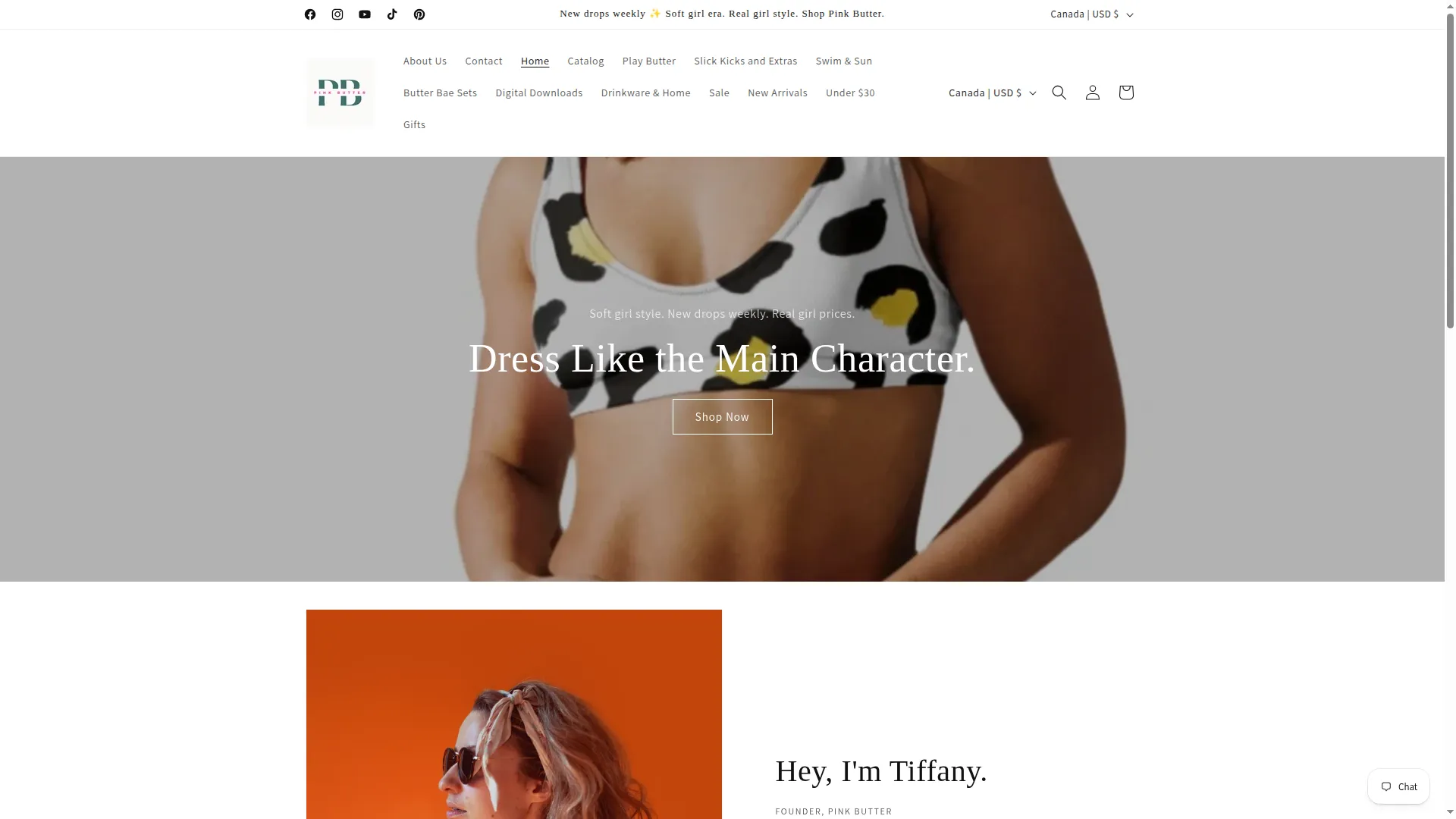 Pinkbutterco.com
