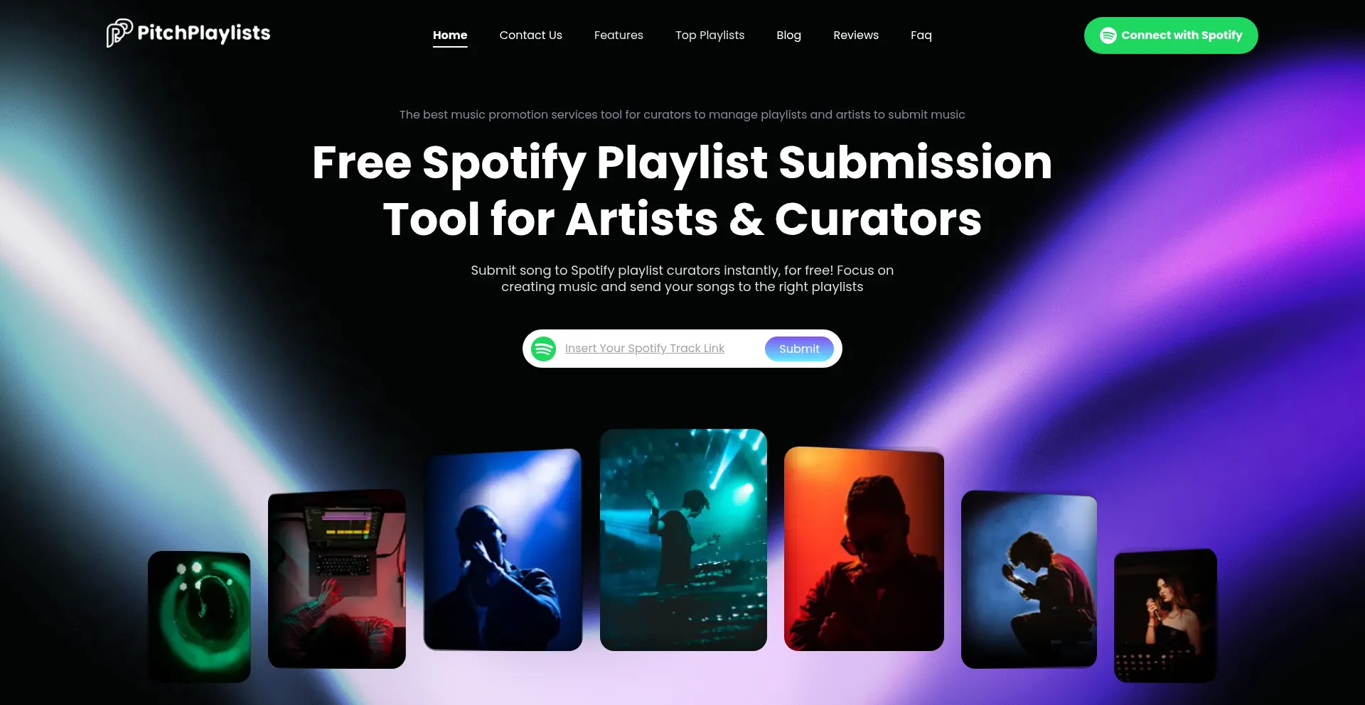 Pitchplaylists.com Screenshot