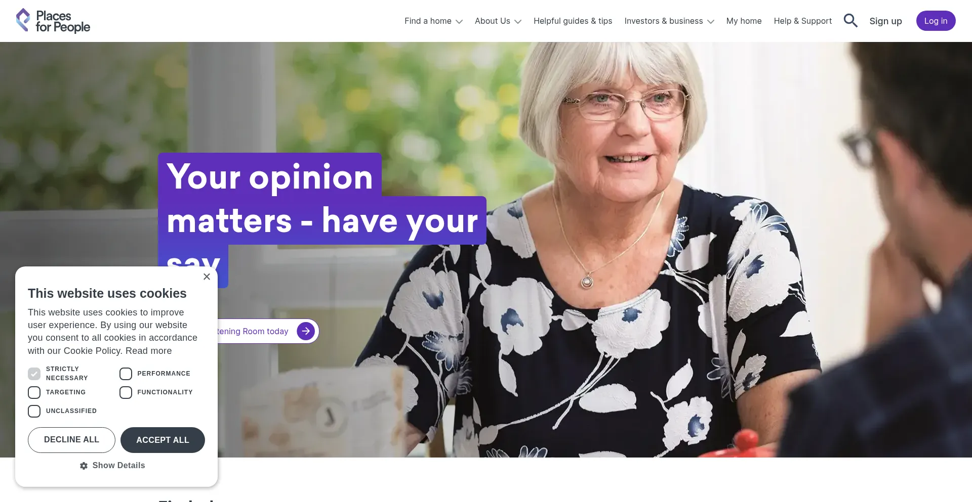 Placesforpeople.co.uk Screenshot