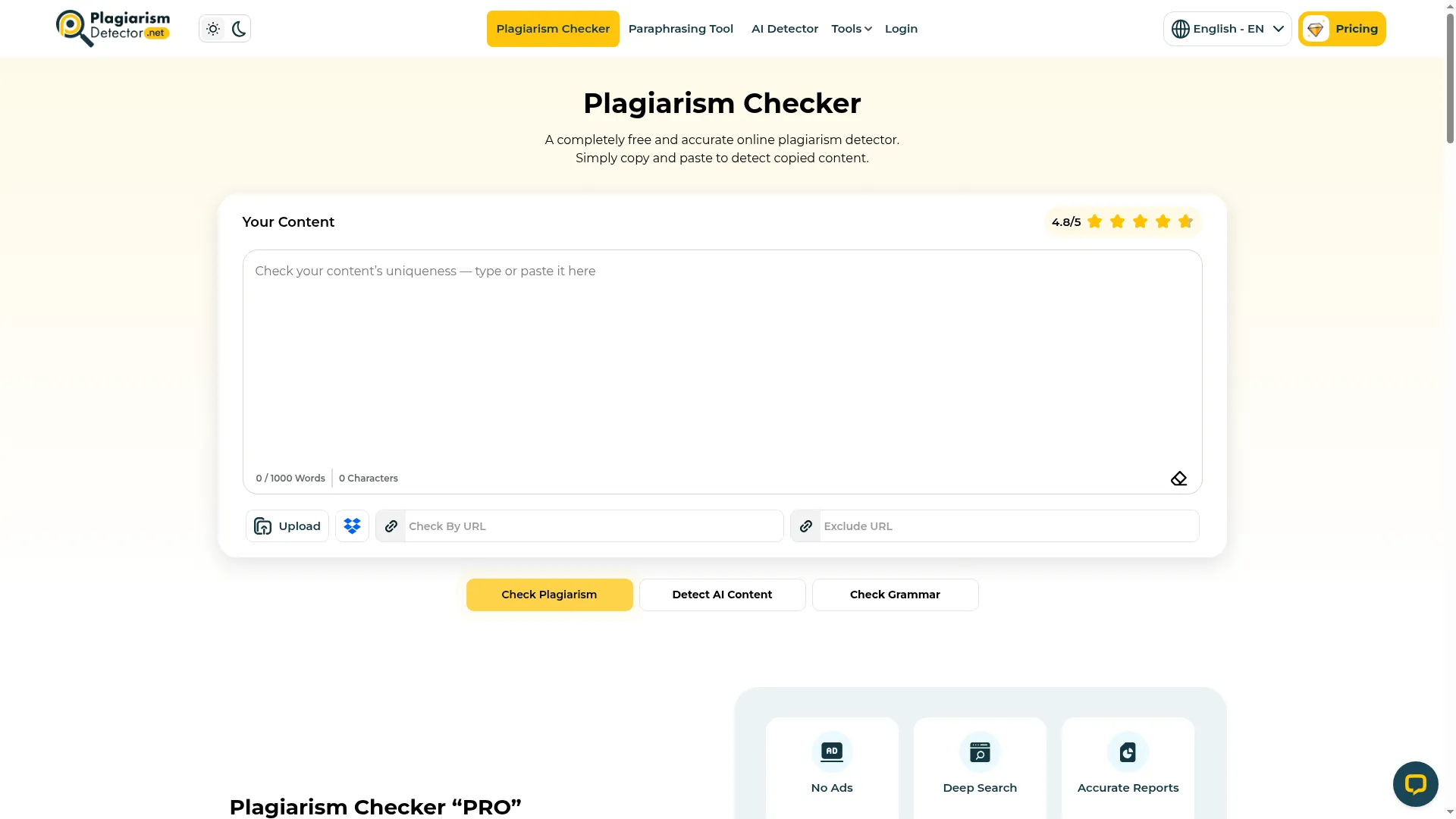 Plagiarismdetector.net