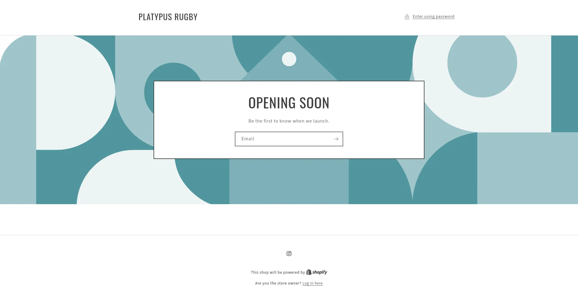 Website screenshot of Platypusrugby.com