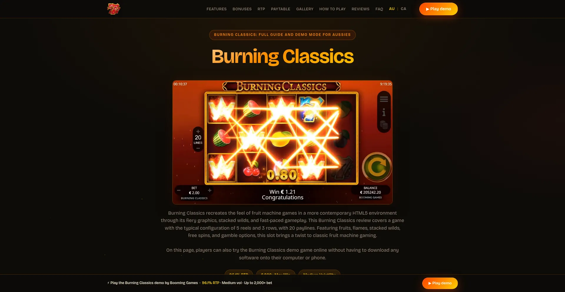 Playburningclassics.com