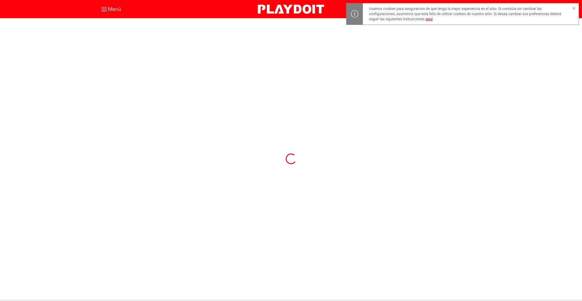 Website screenshot of Playdoit.mx