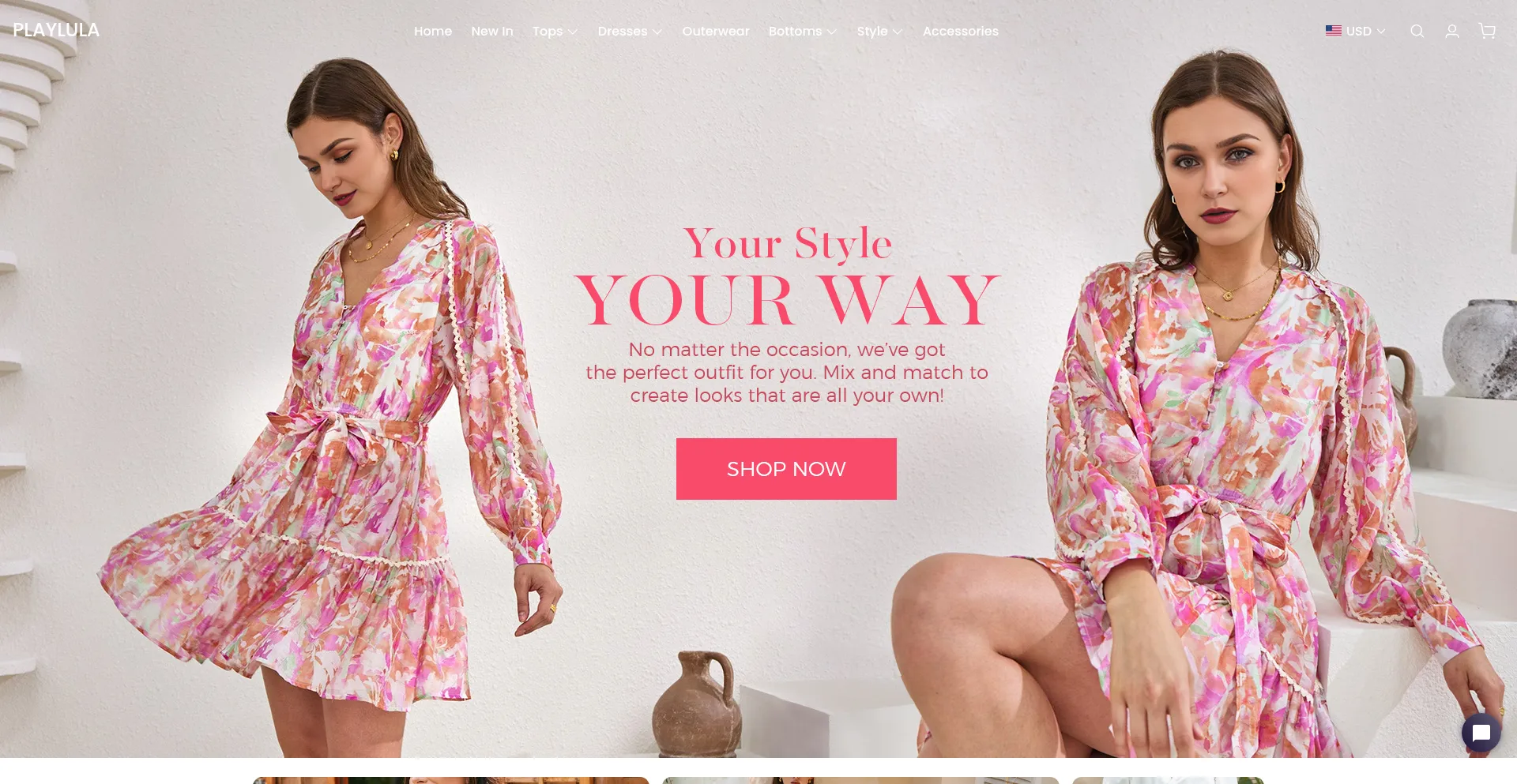 Website screenshot of Playlula.com