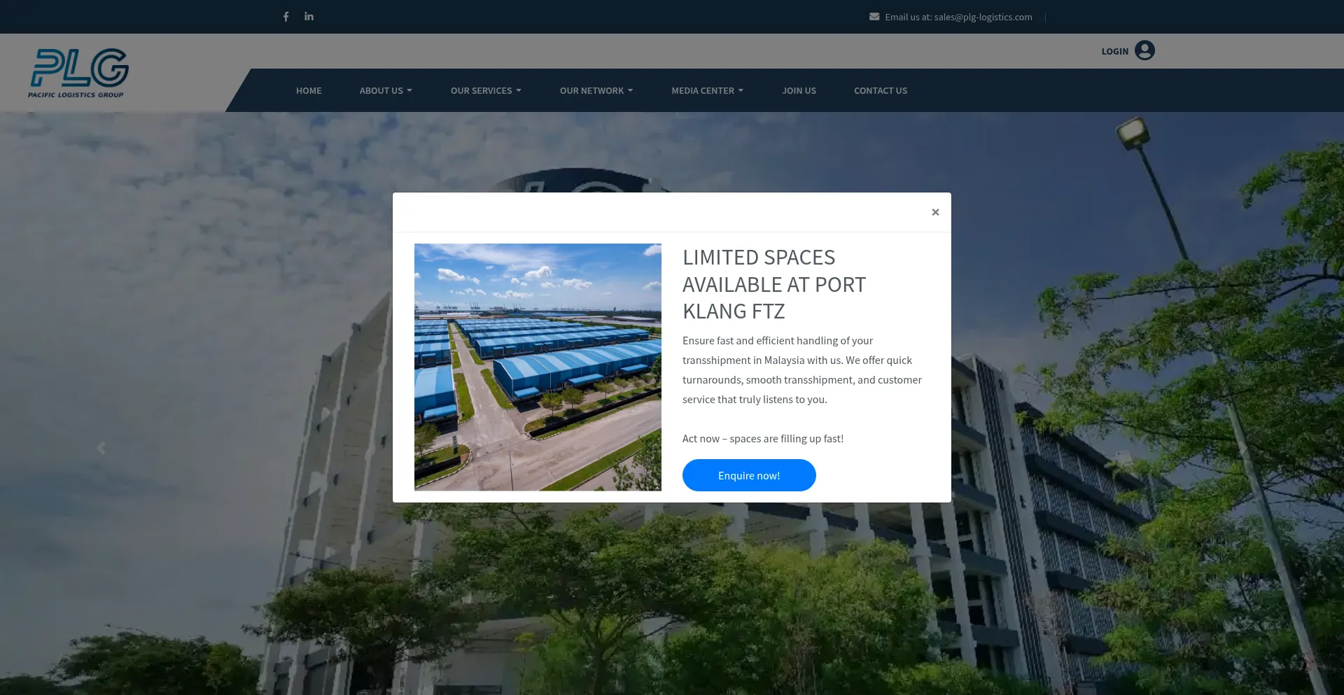 Plg-logistics.com