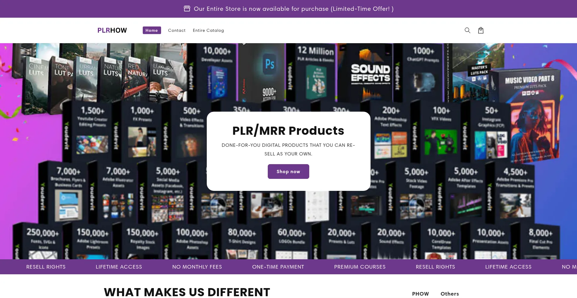 Website screenshot of Plrhow.com