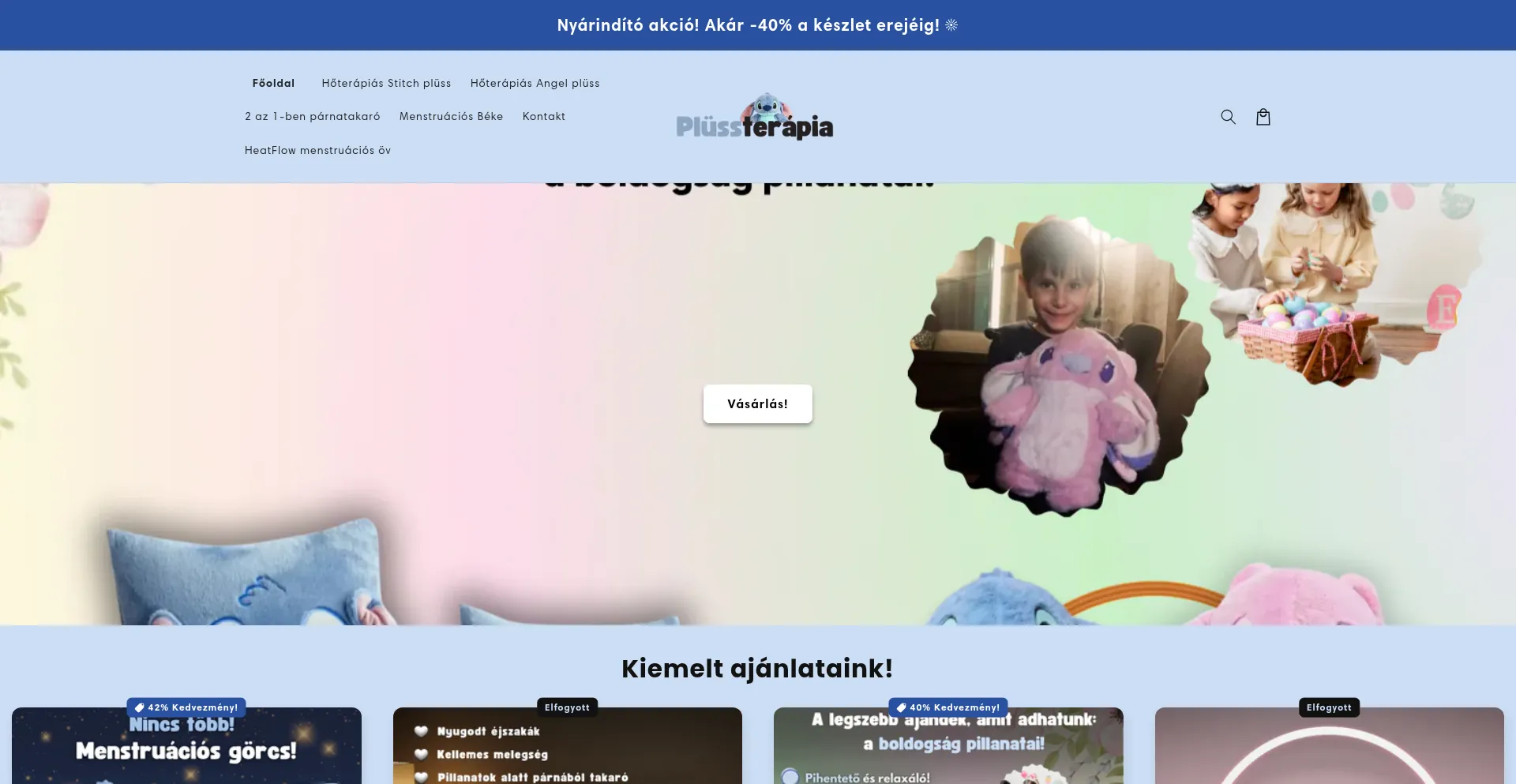 Website screenshot of Plussterapia.com