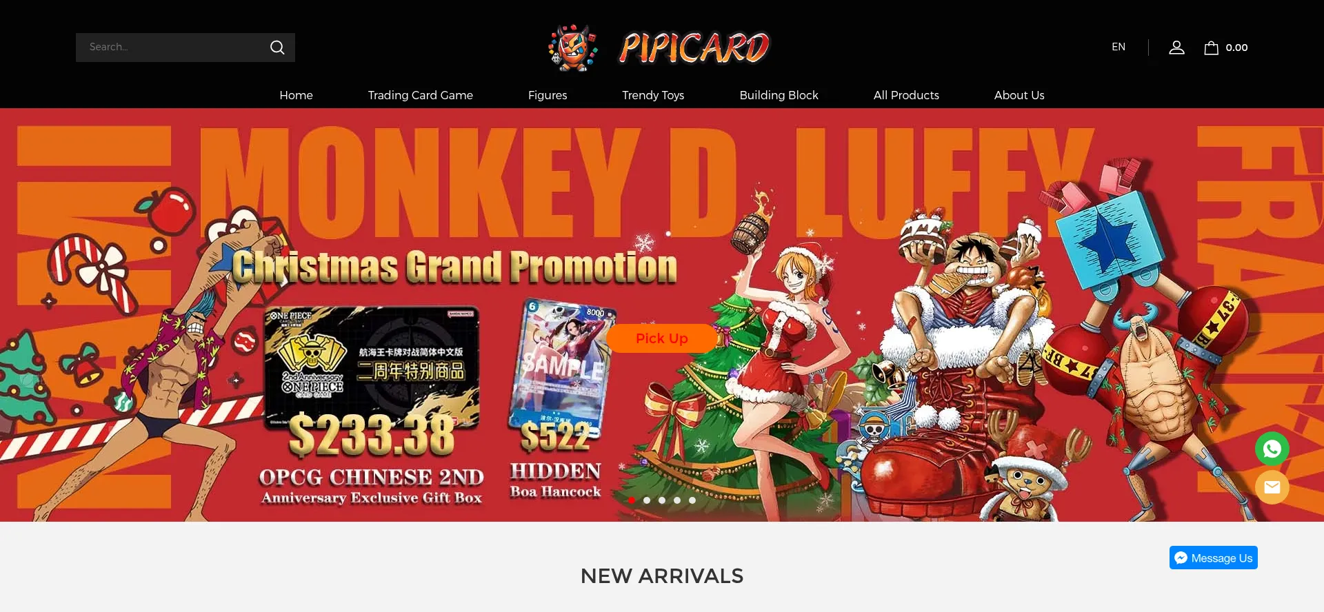 Website screenshot of Pokemoncard.com.cn