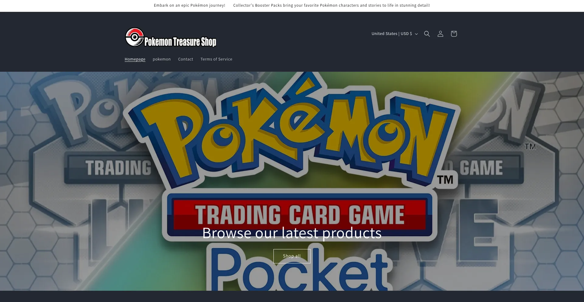 Poketcgcorner.shop Screenshot