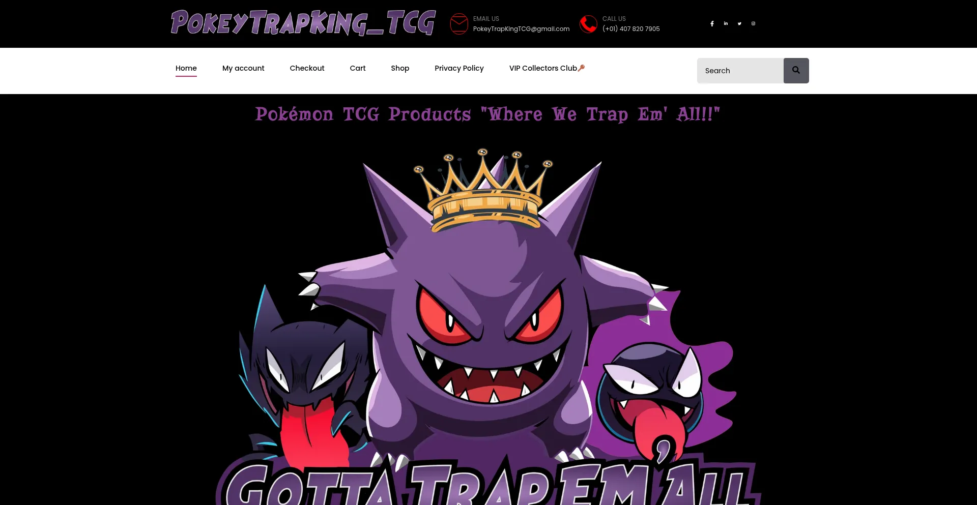 Pokeytrapkingtcg.com