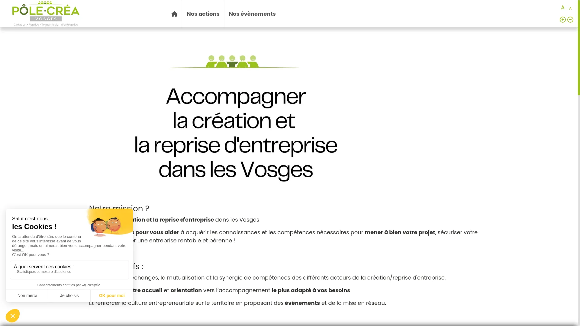 Polecreavosges.fr
