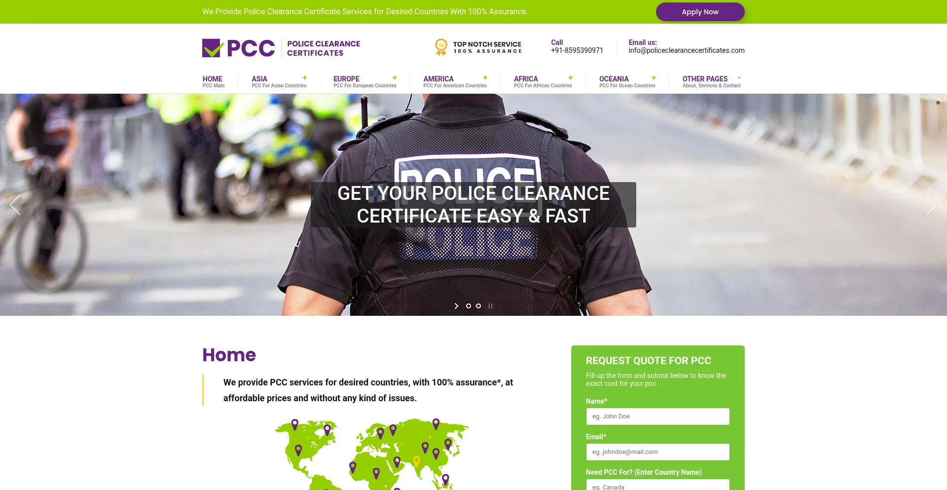 Policeclearancecertificates.com est-il Sûr et Fiable ?