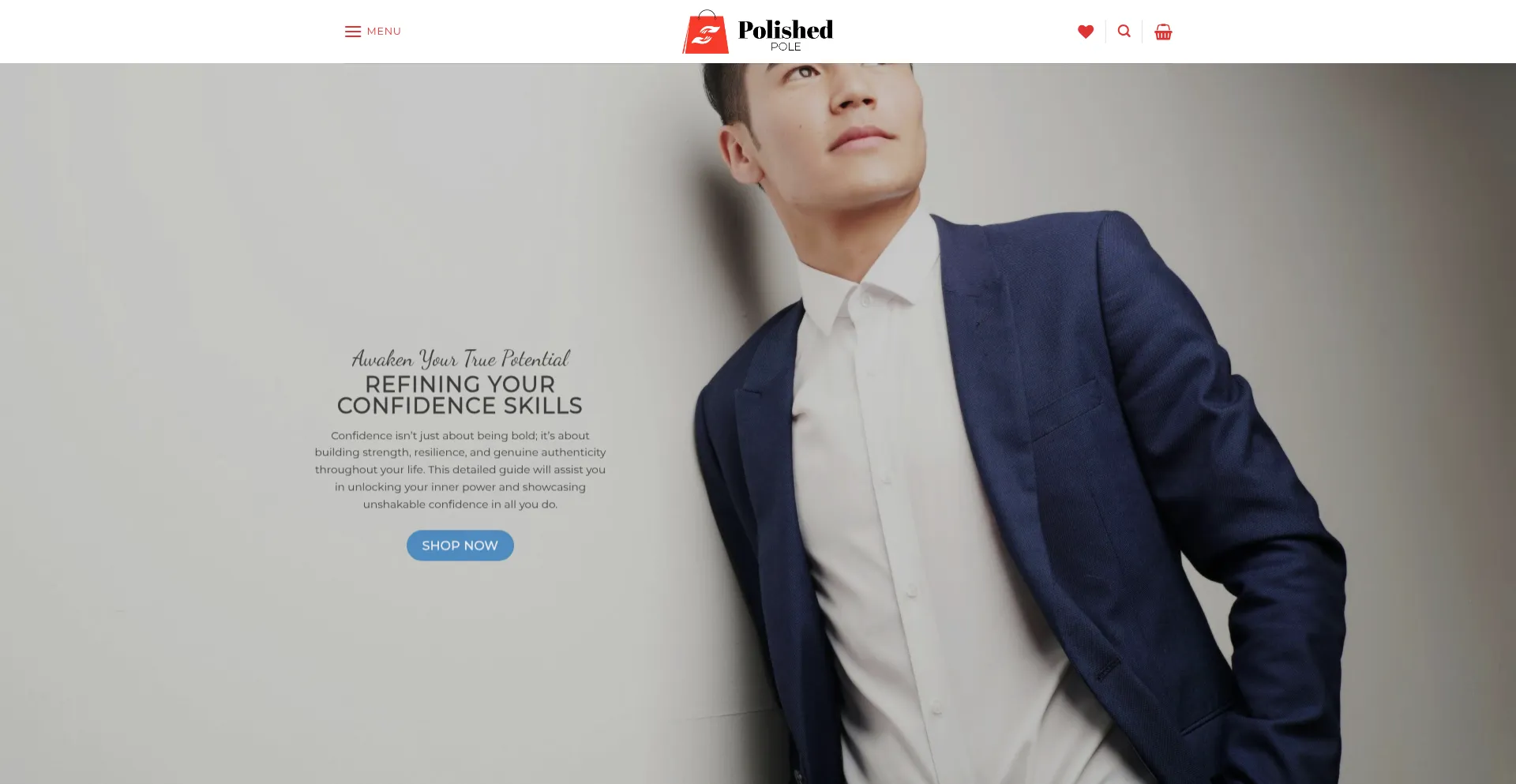 Website screenshot of Polishedpole.com