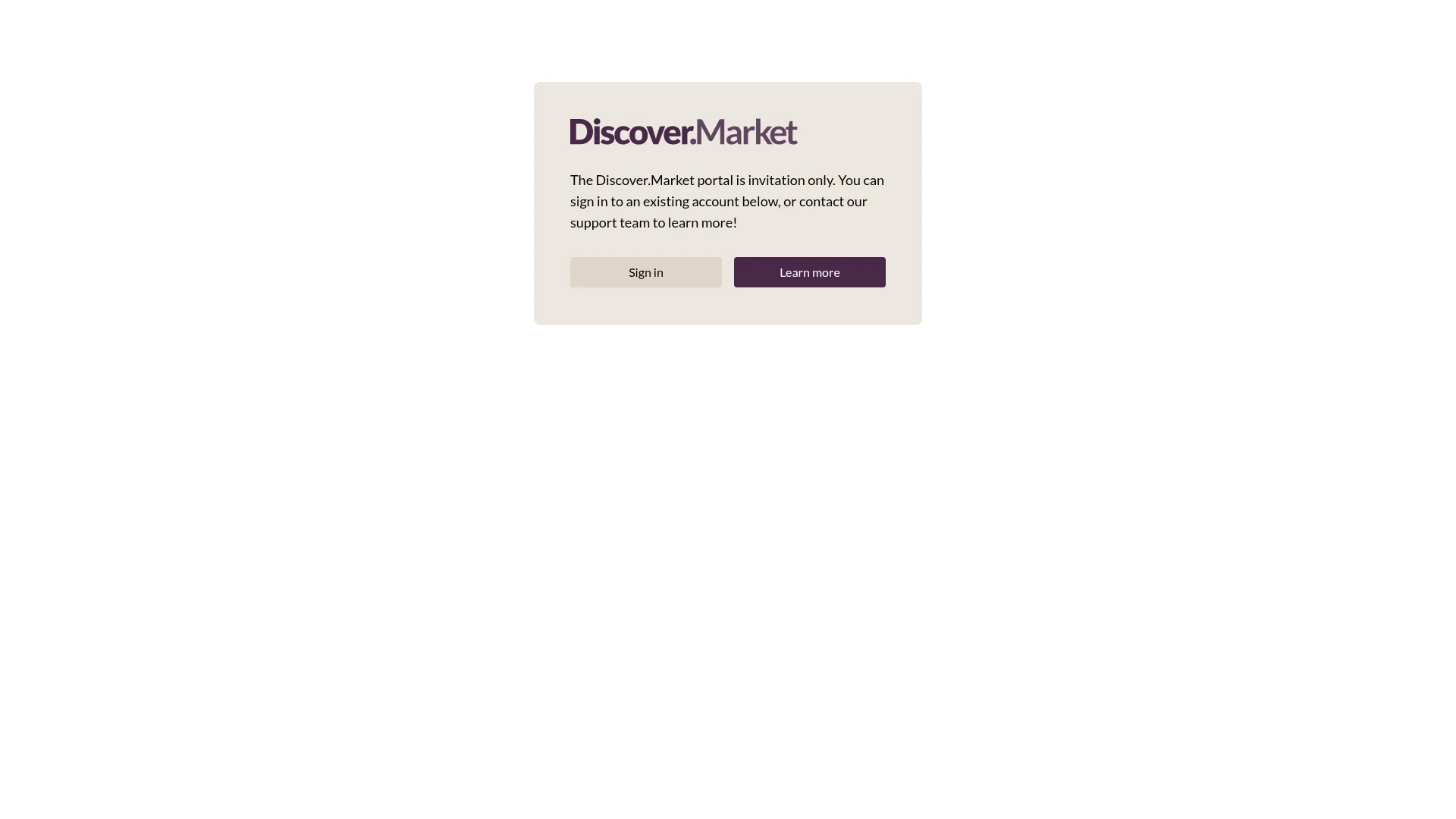 Portal.discover.market