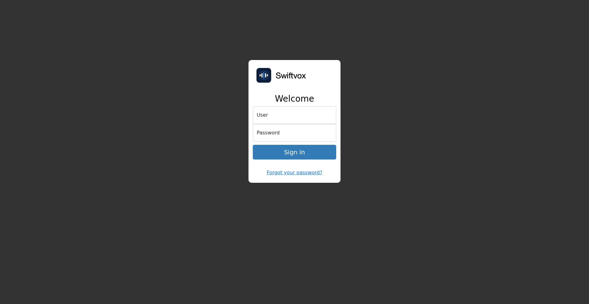Portal.swiftvox.com