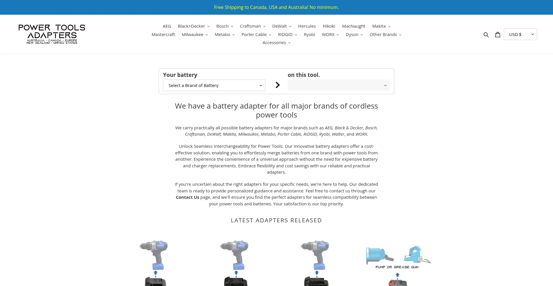 Powertoolsadapters.com