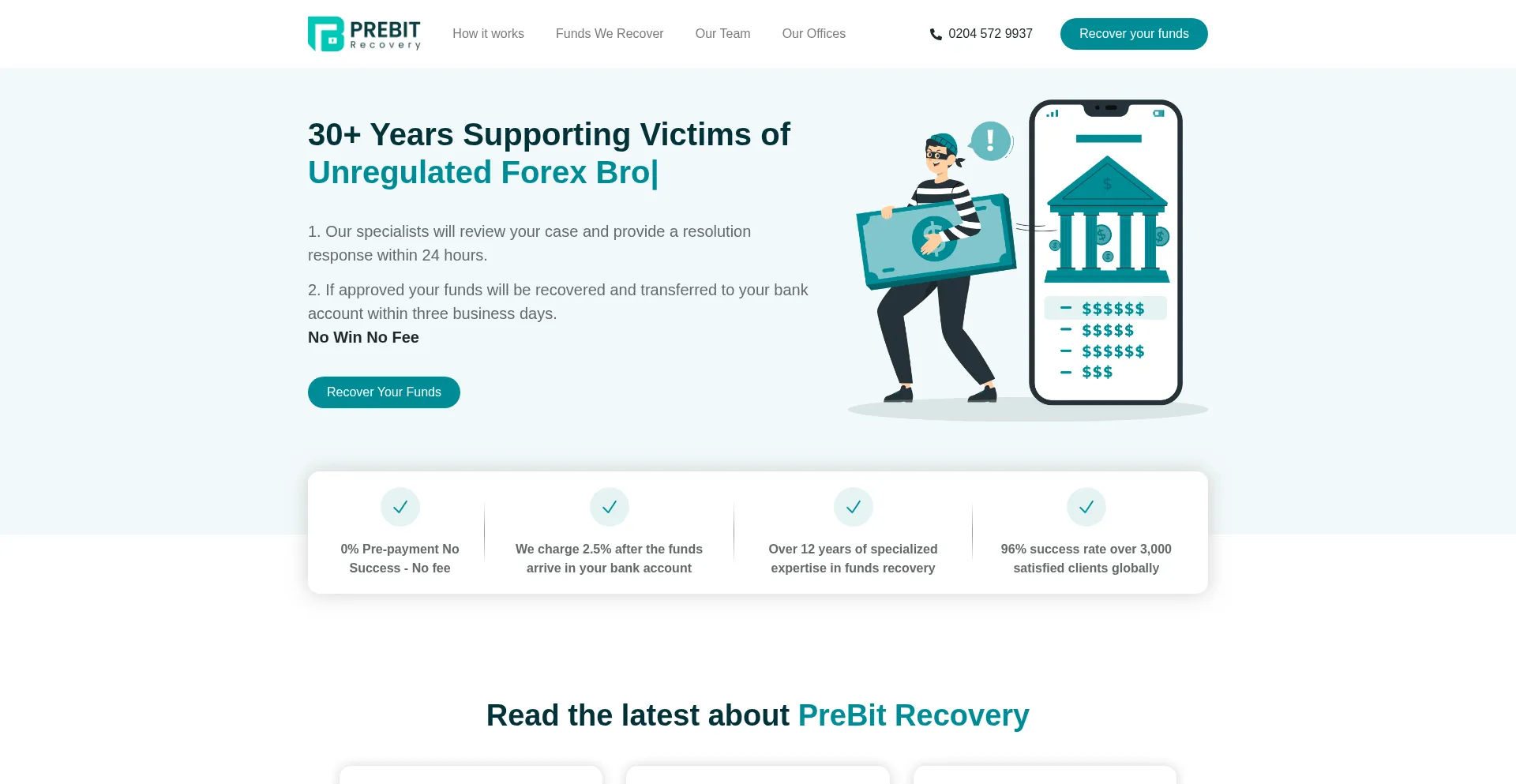 Prebitrecovery.com est-il Sûr et Fiable ?