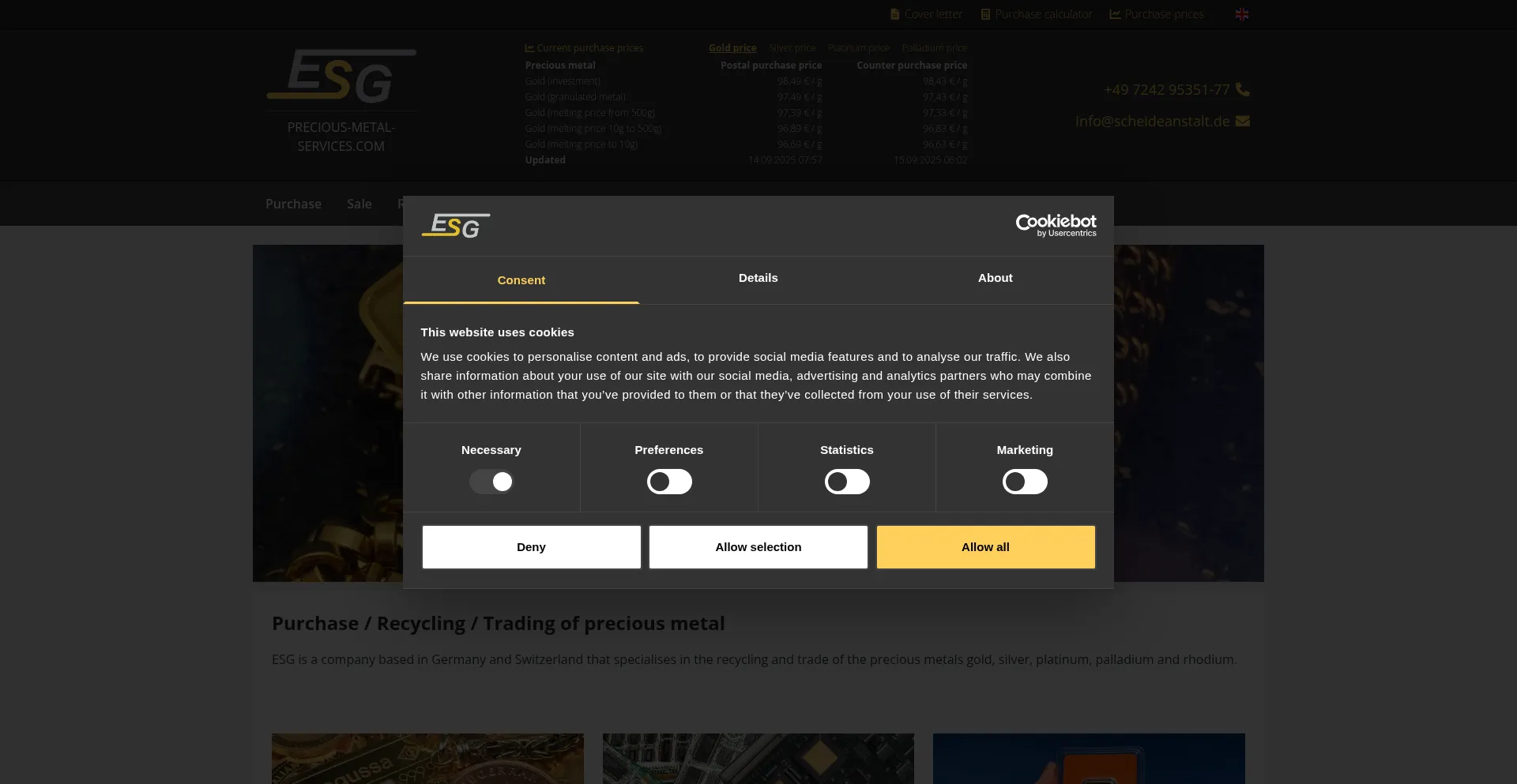 Precious-metal-services.com est-il Sûr et Fiable ?