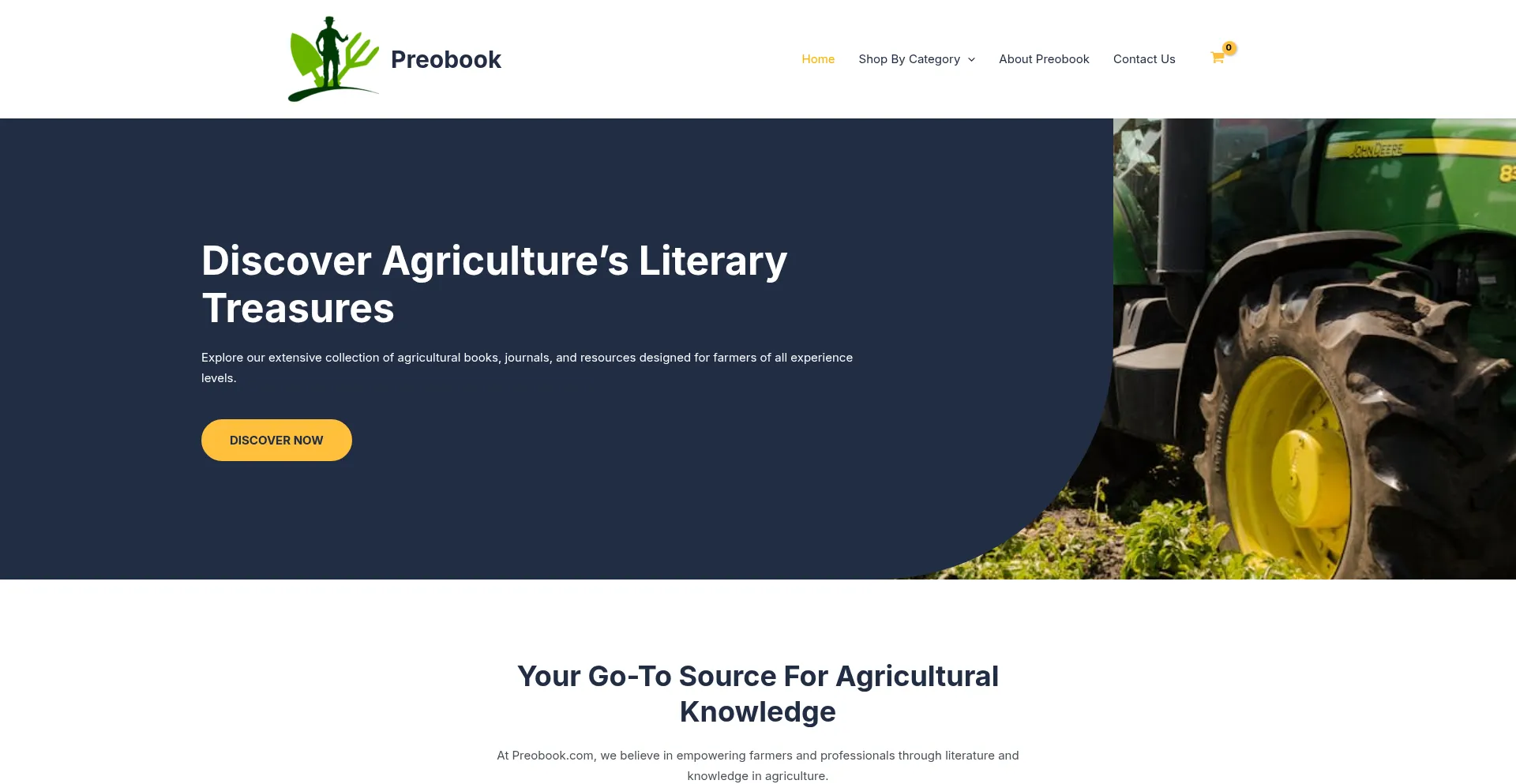 Website screenshot of Preobook.com