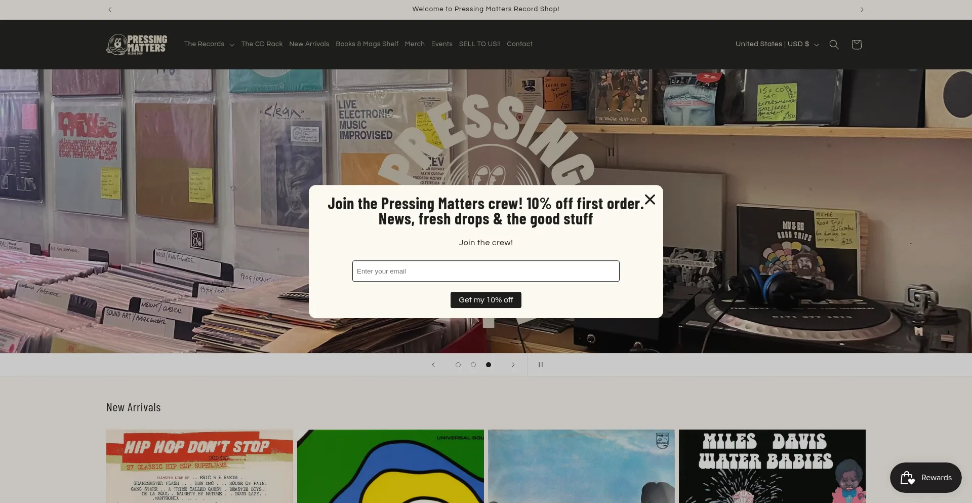 Pressingmattersrecordshop.com