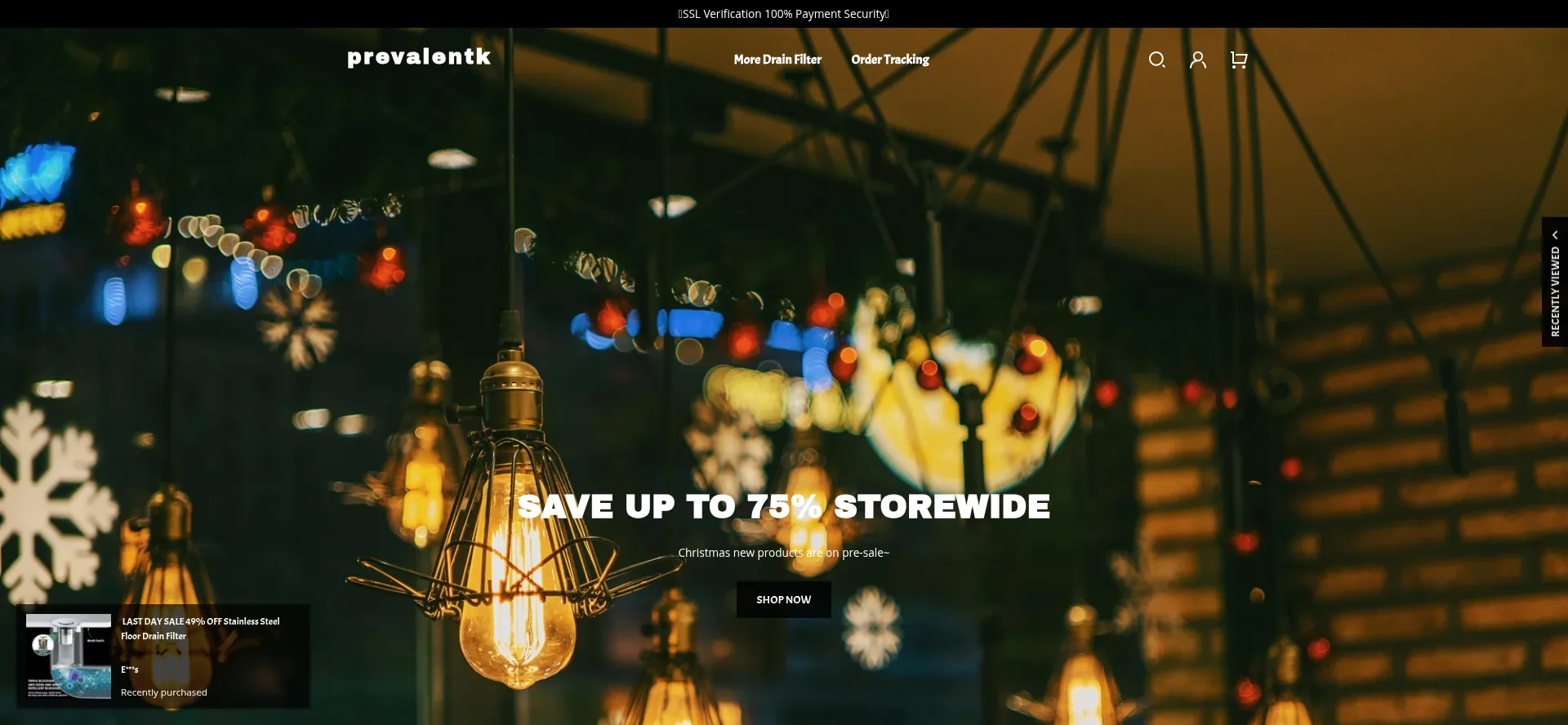 Prevalentk.com Screenshot