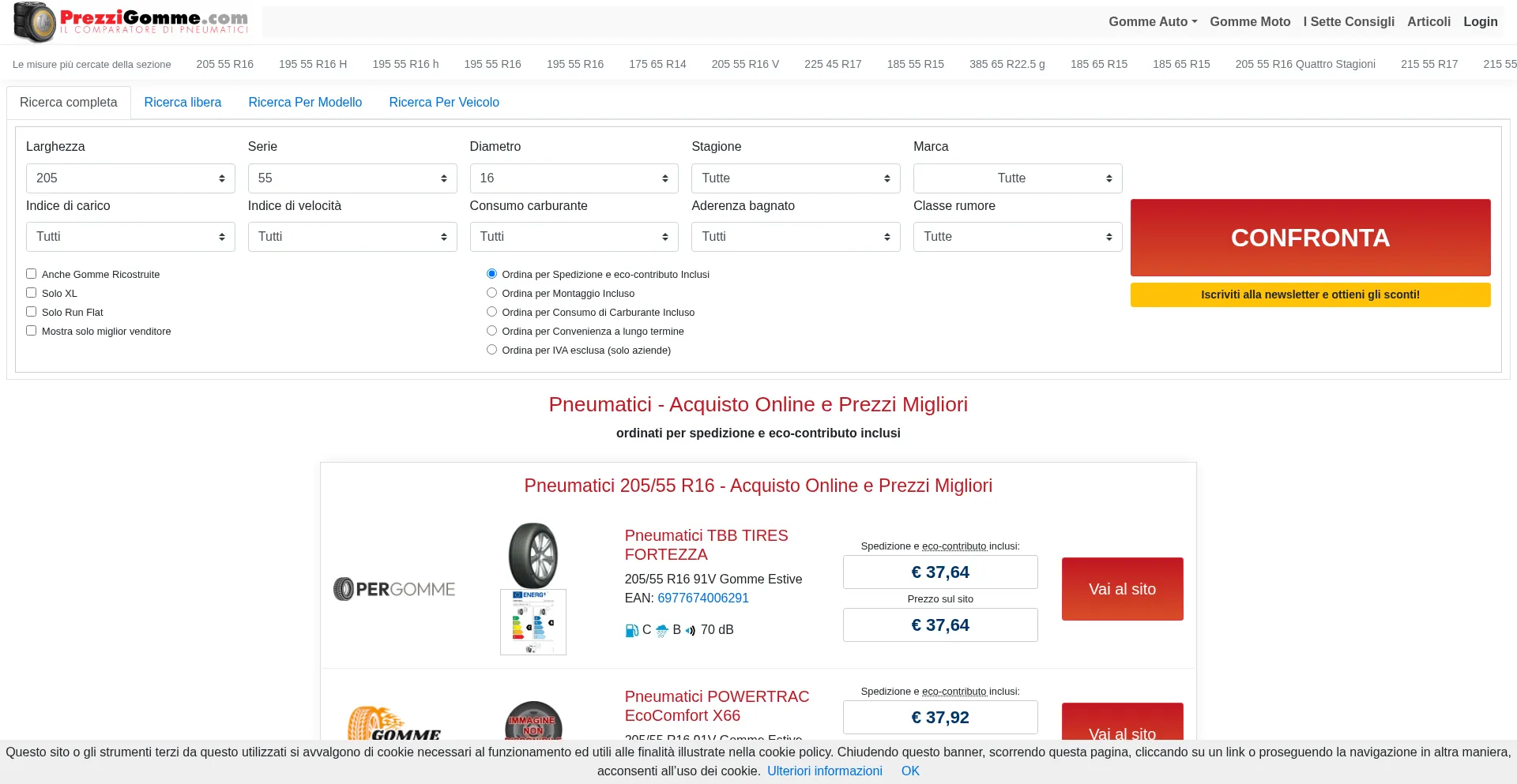 Prezzigomme.com