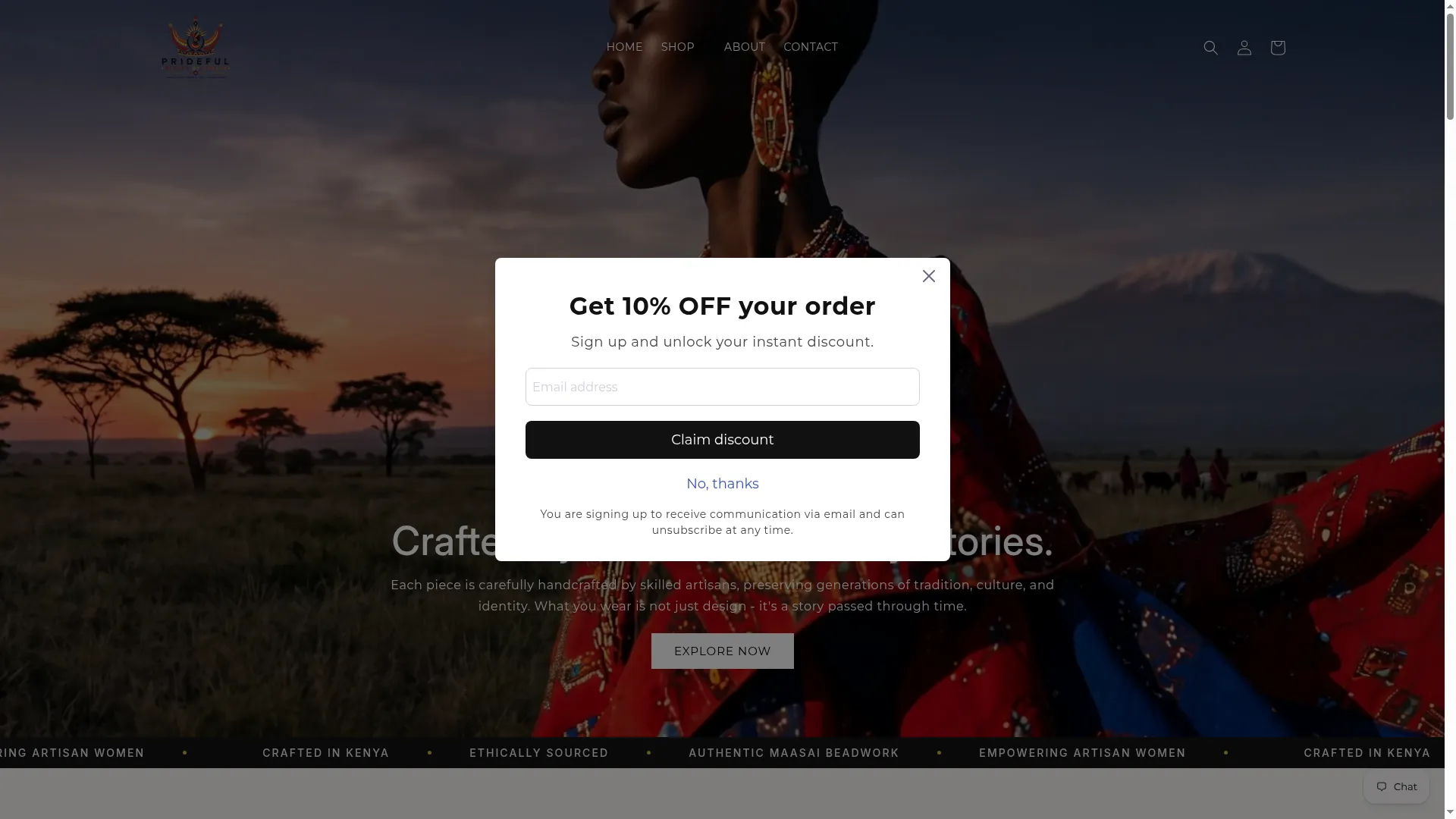 Pridefulpiecesofafrica.com