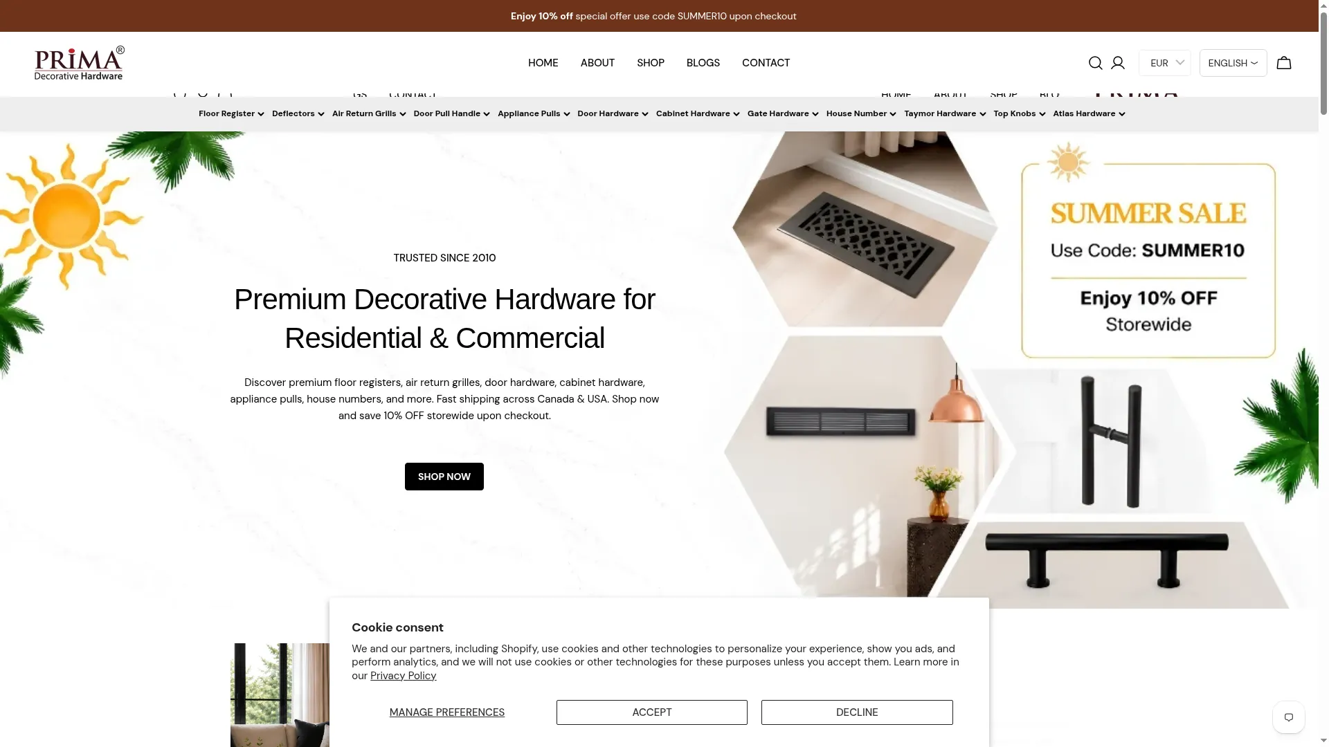 Primadecorativehardware.com