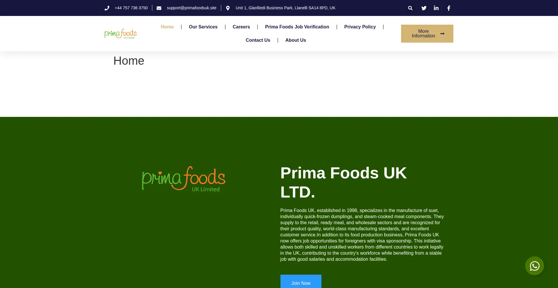 Primafoodsuk.site est-il Sûr et Fiable ?