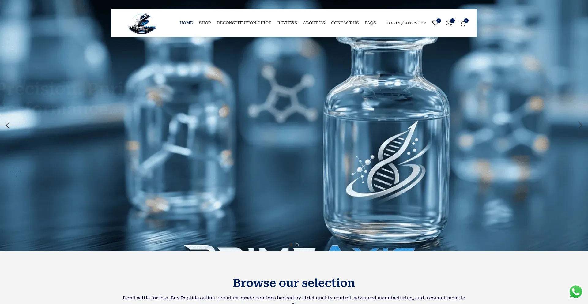 Primeaxispeptide.com