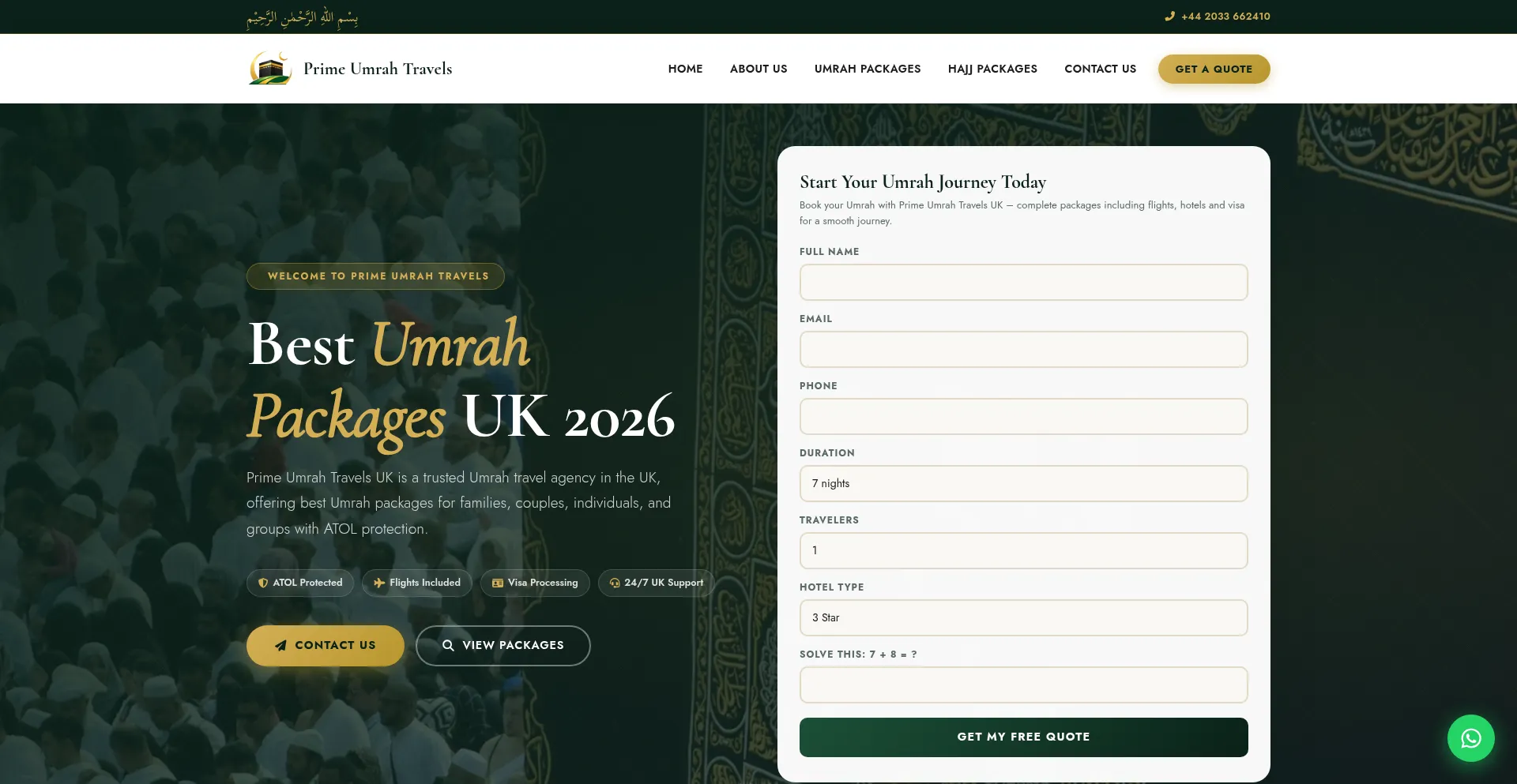 Primeumrahtravels.co.uk