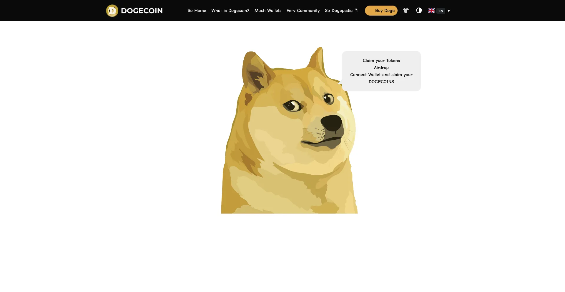 Website screenshot of Pro-dogecoin.top