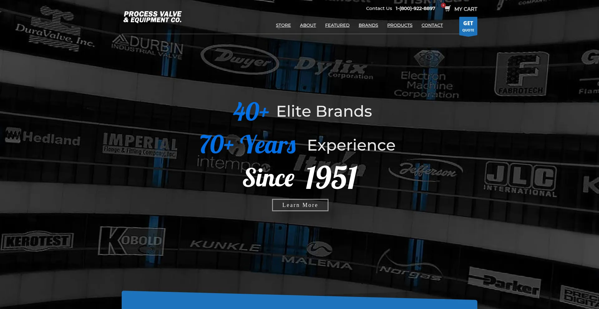 Website screenshot of Processvalve.com