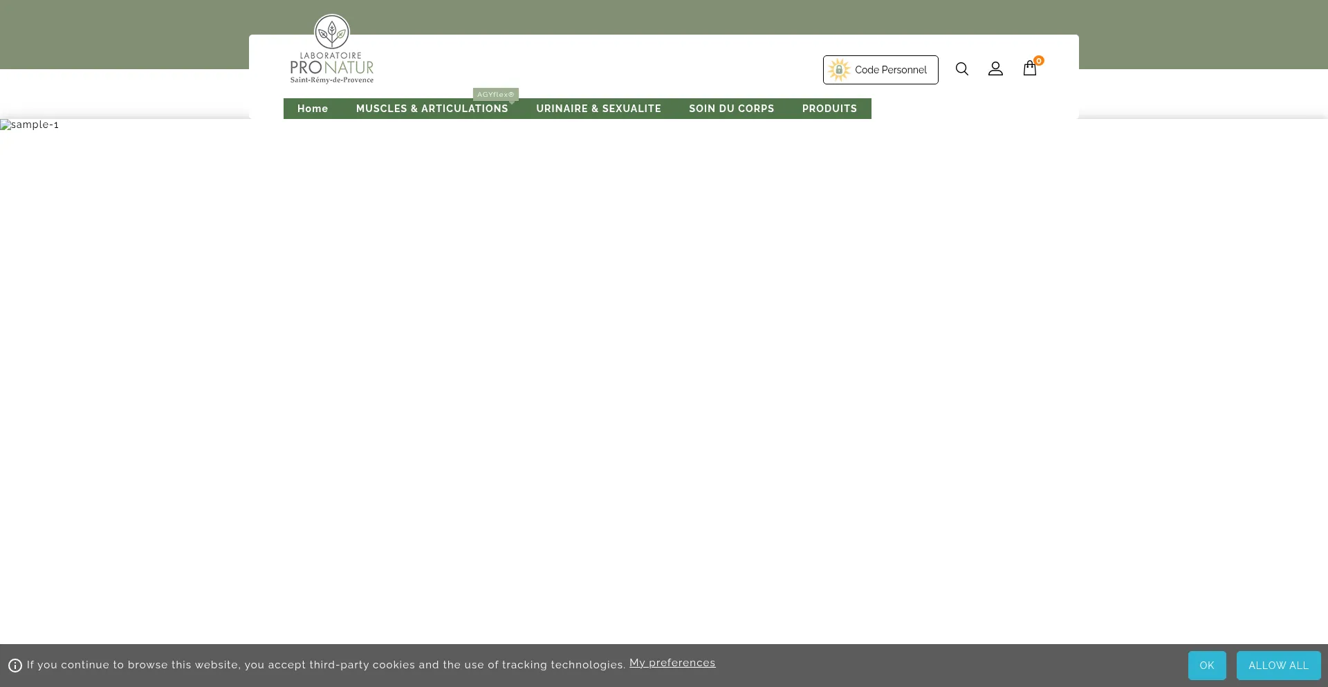 Website screenshot of Pronatur.fr