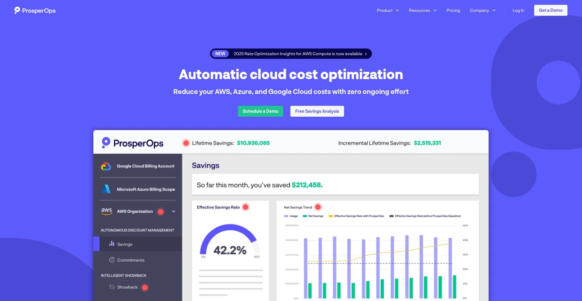 Website screenshot of Prosperops.com