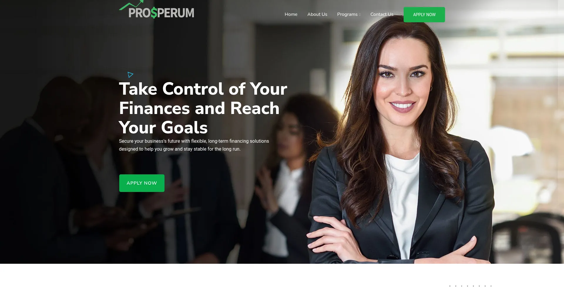 Website screenshot of Prosperumfund.com