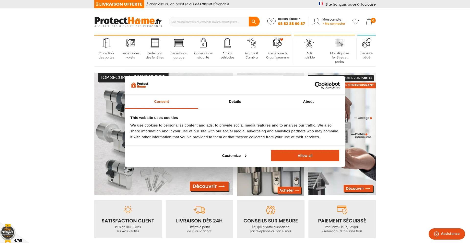 Protecthome.fr est-il Sûr et Fiable ?