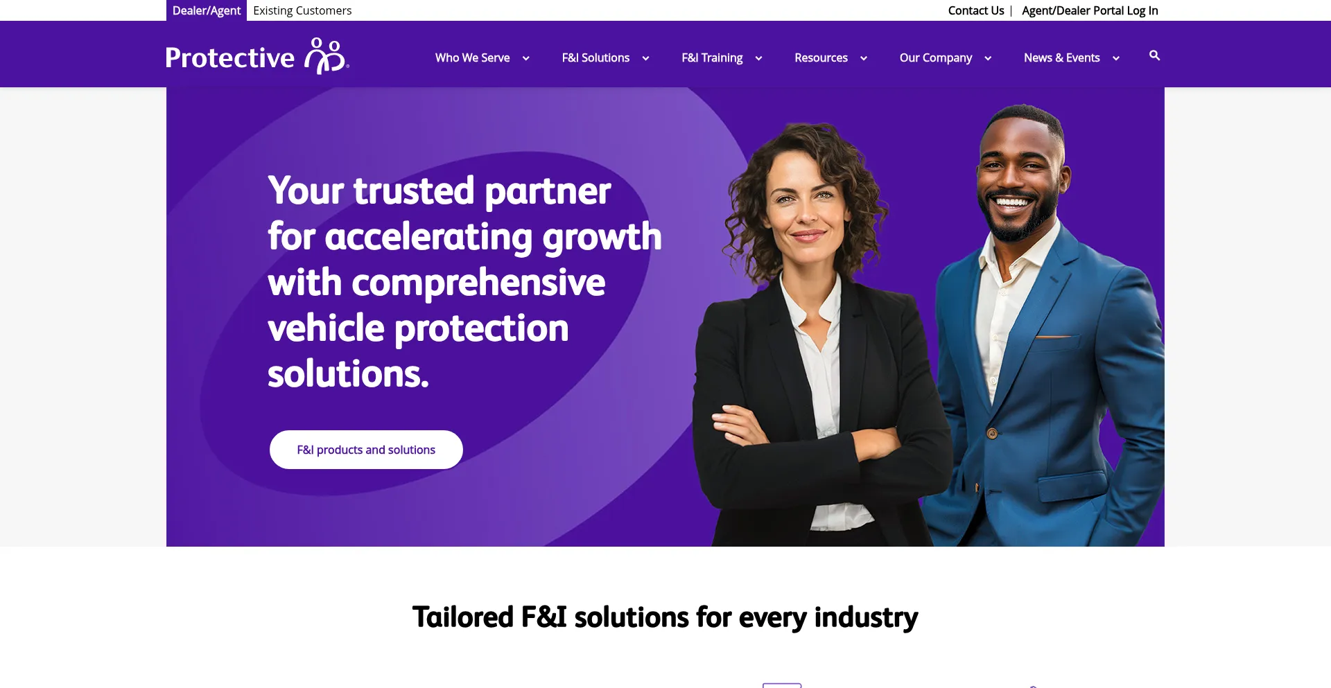 Website screenshot of Protectiveassetprotection.com