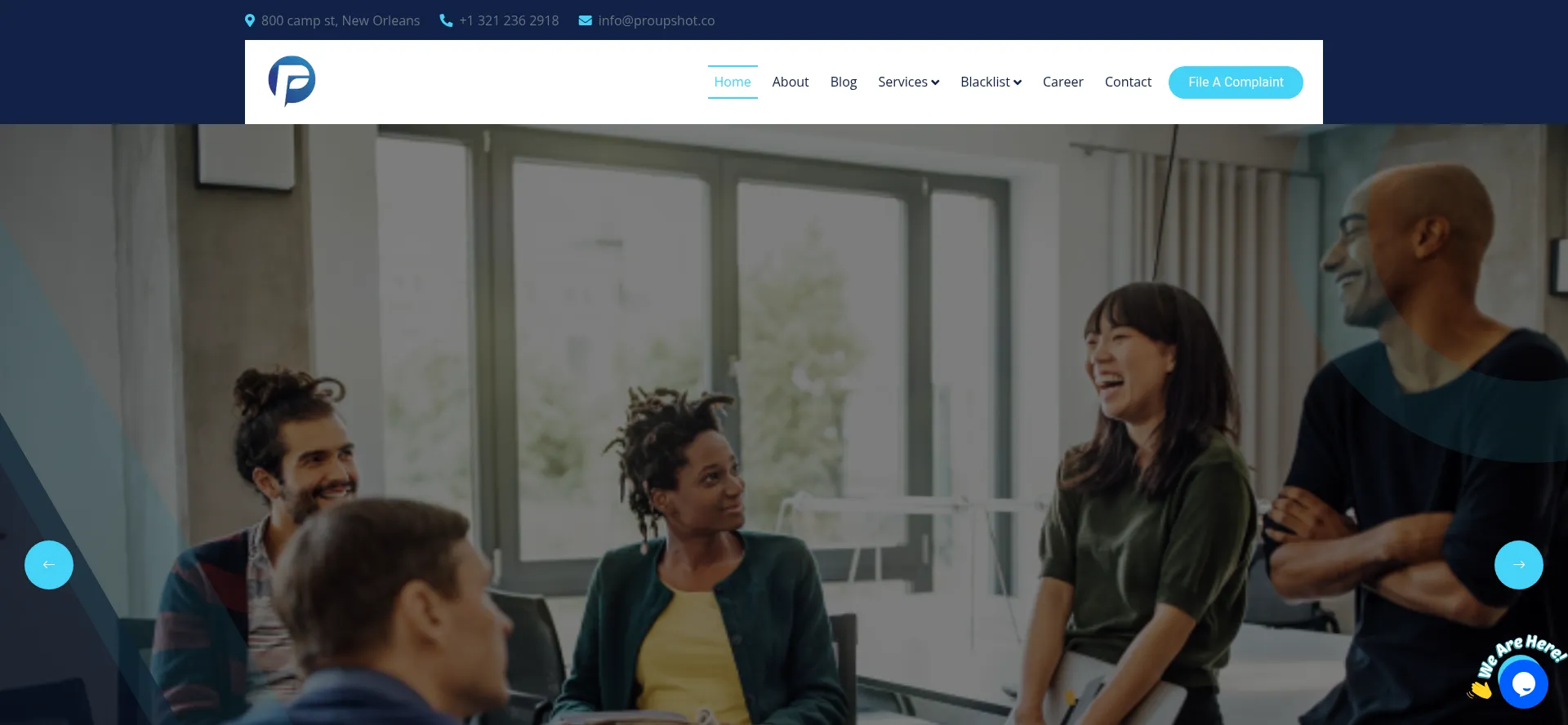 Proupshot.co Screenshot