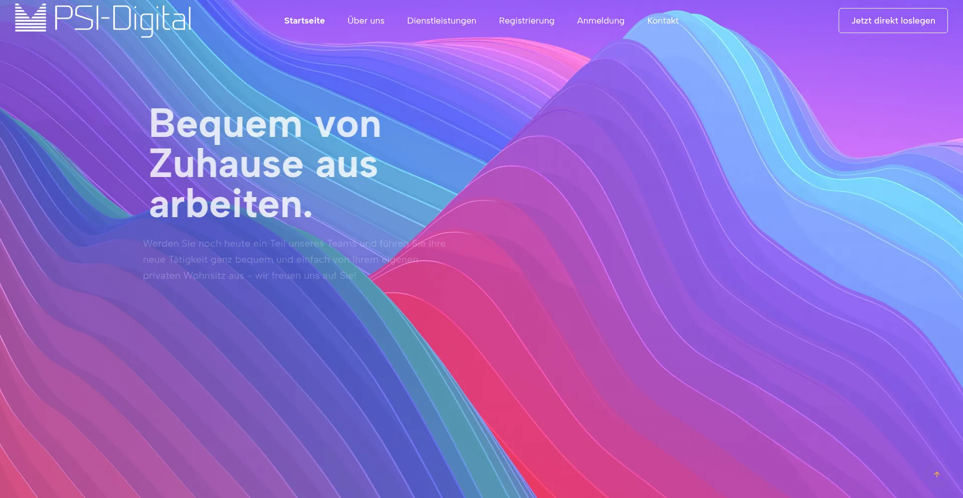 Website screenshot of Psi-digitalagentur.de