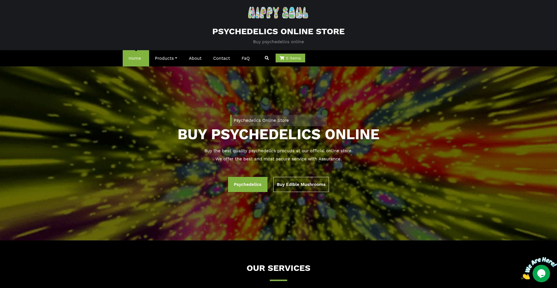 Psychedelicsonlinestore.com Screenshot