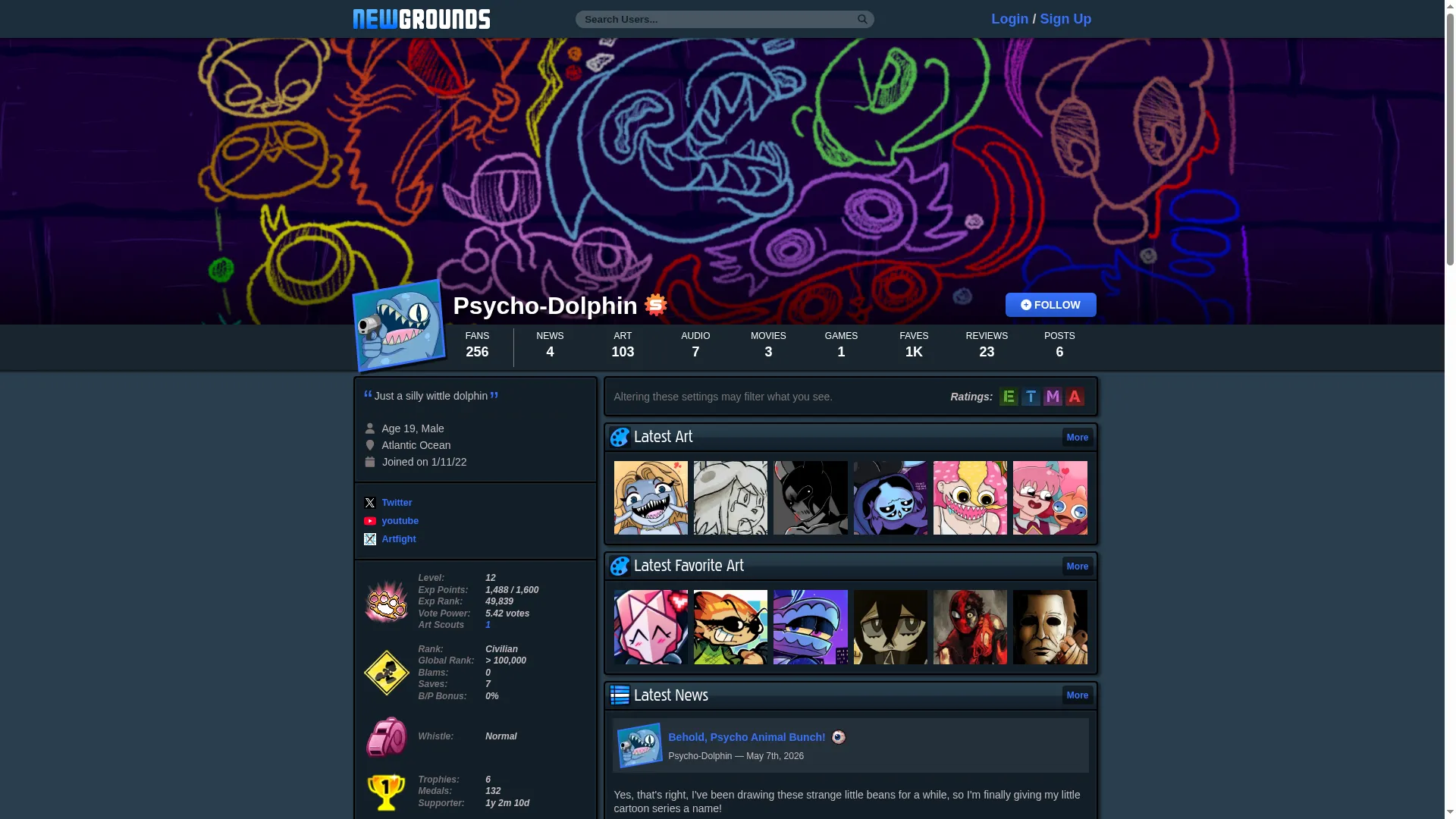 Psycho-dolphin.newgrounds.com