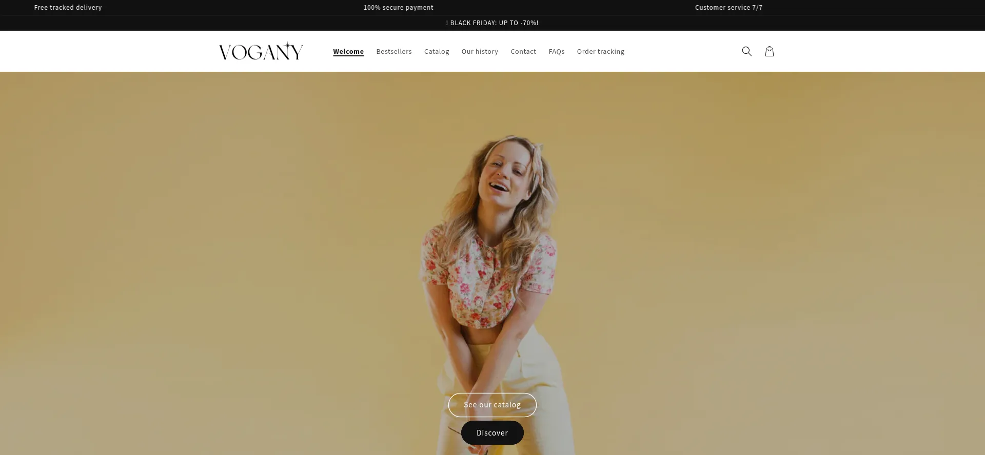 Website screenshot of Pt.vogany.com
