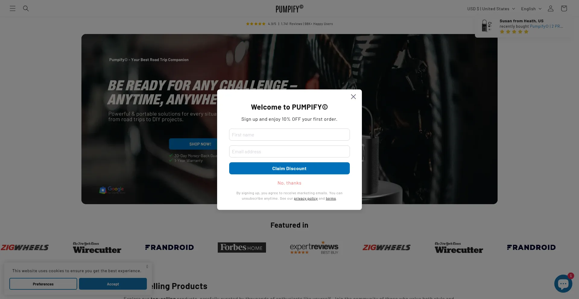 Pumpify.us est-il Sûr et Fiable ?