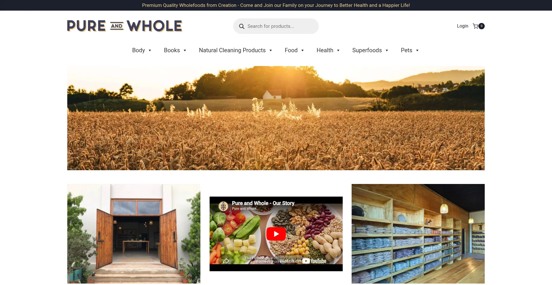 Pureandwhole.co.za