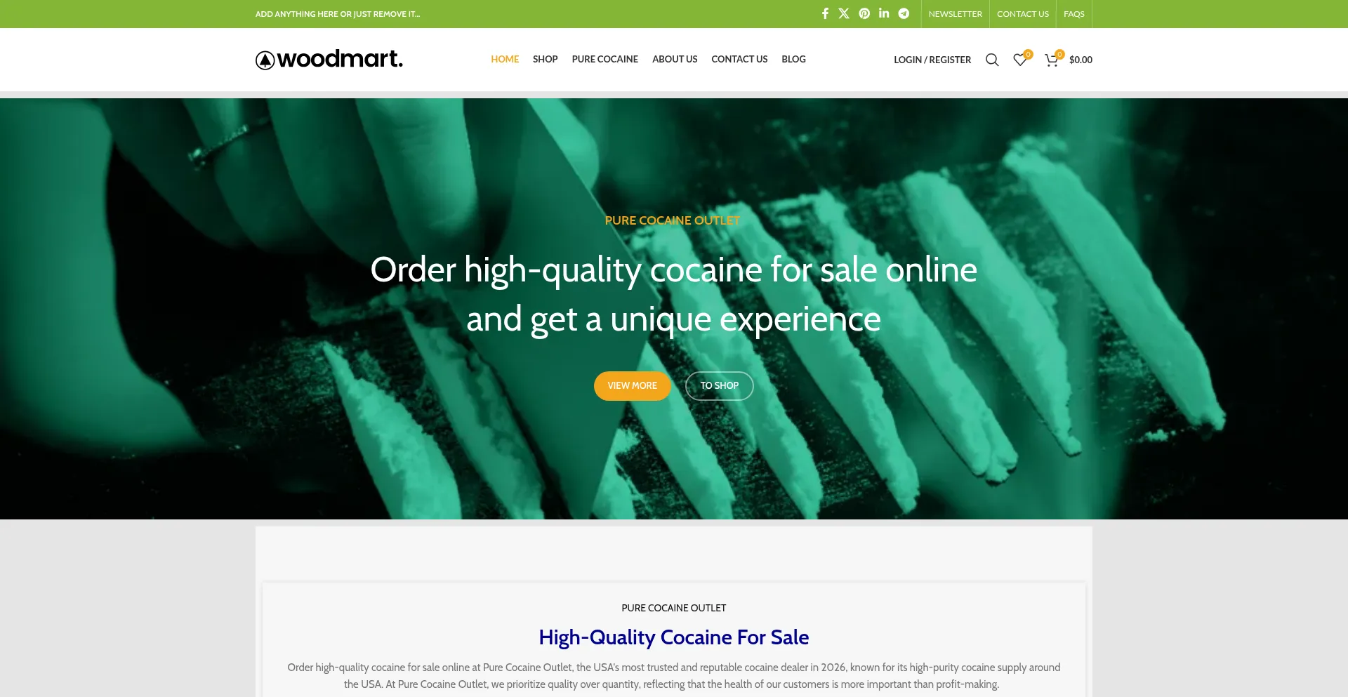 Purecocaineoutlet.com
