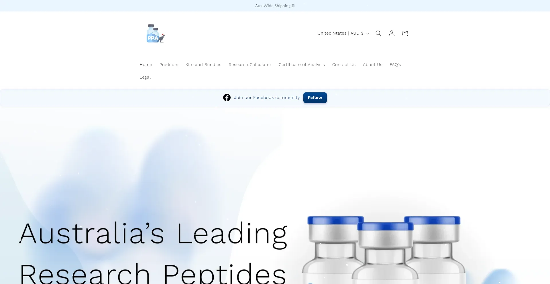 Purepeptidesaustralia.com