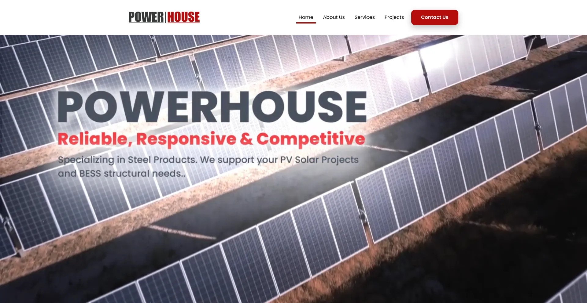 Website screenshot of Pwrhp.com